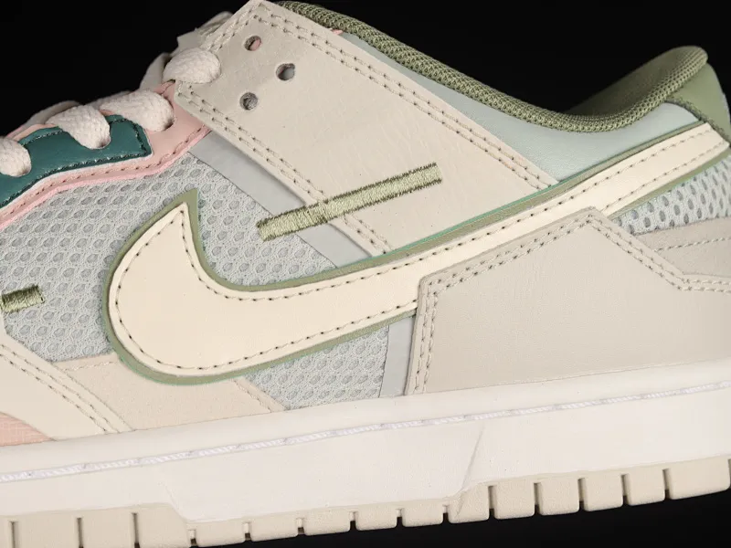 All Categories Nk SB Dunk Series Nk SB Dunk Low Low-top Skateboard Shoes #ZG Version Nk Dunk Scrap Mint Color Stitched Low-top Skateboard Shoes DM0802-001